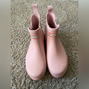 Pink Hunter Rain Boots